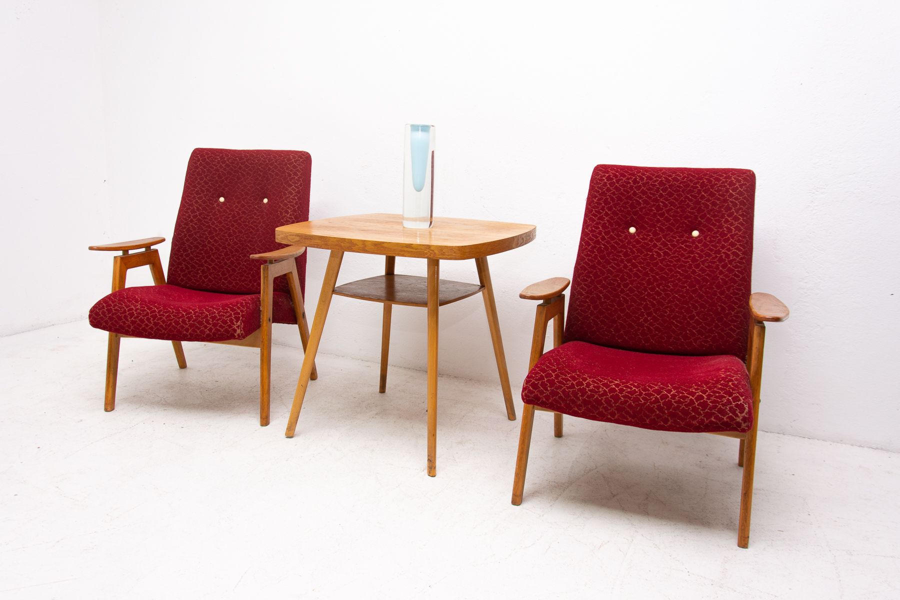 Pair of armchairs by Jaroslav Šmídek for UP závody, 1960´s