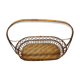 Braided rattan basket