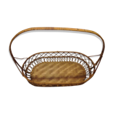 Panier en rotin tressé