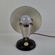 Bauhaus Mushroom Table Lamp with Adjustable Shade, Czechoslovakia, 1930s