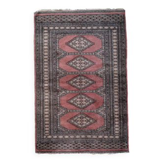 Tapis vintage fait main Boukhara ouzbek – 97 cm x 153 cm