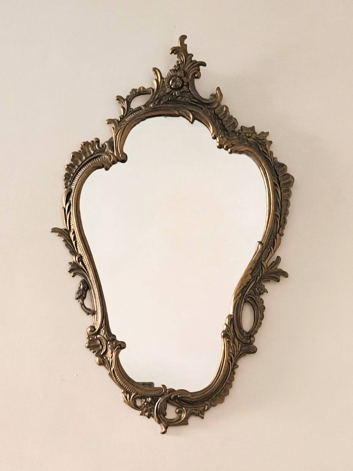 Bronze mirror 50 years old Louis XV Style