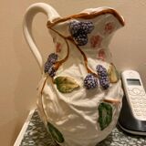 Large vintage earthenware jug