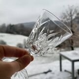 Set of 2 Reims crystal glasses