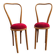 2 x rare bentwood side chair 1960s