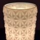 Mazda opal glass lamp with patterns