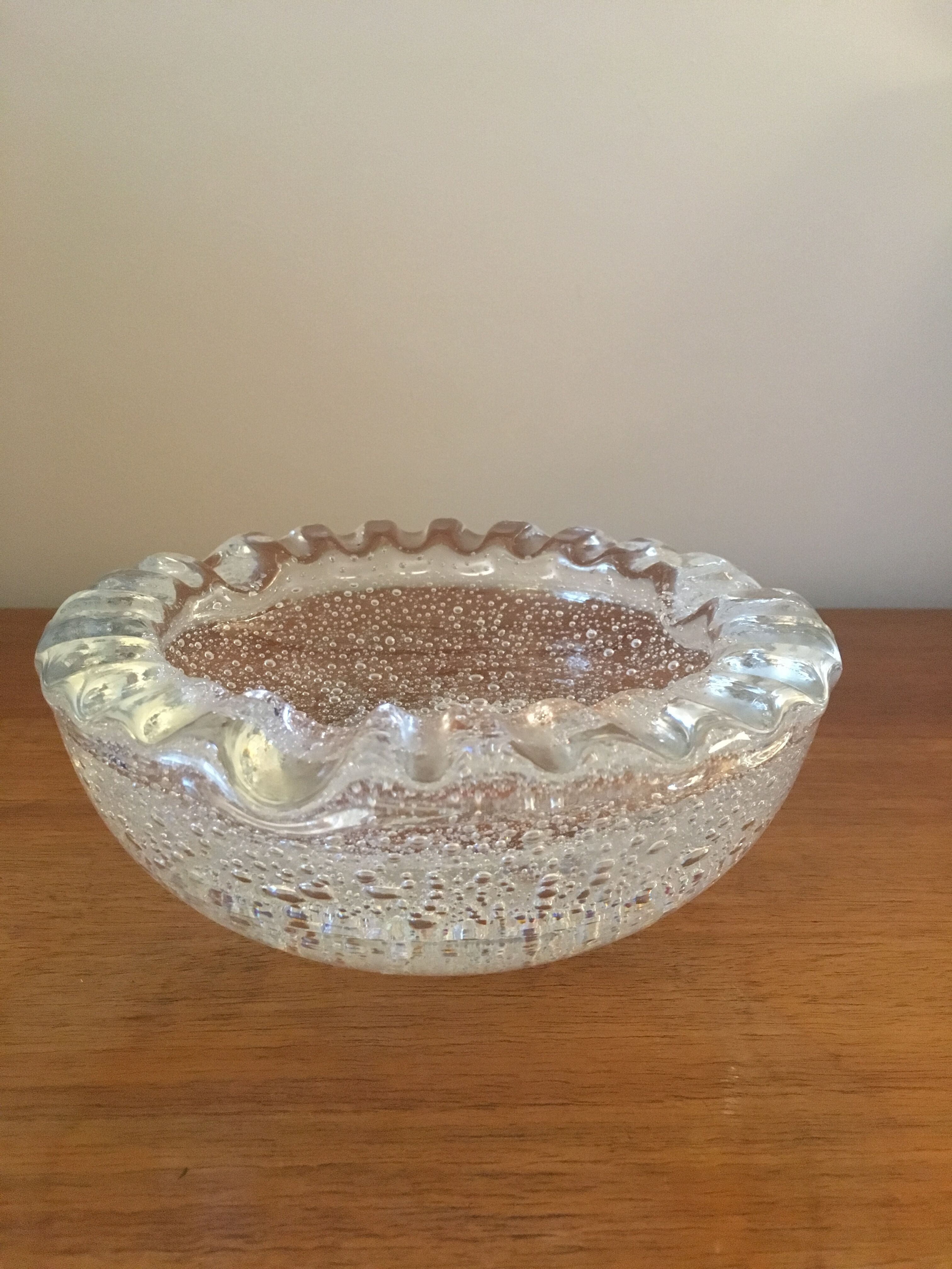 Cendrier bullé Daum