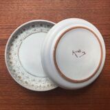 Vallauris dessert plates signed Jean Austruy