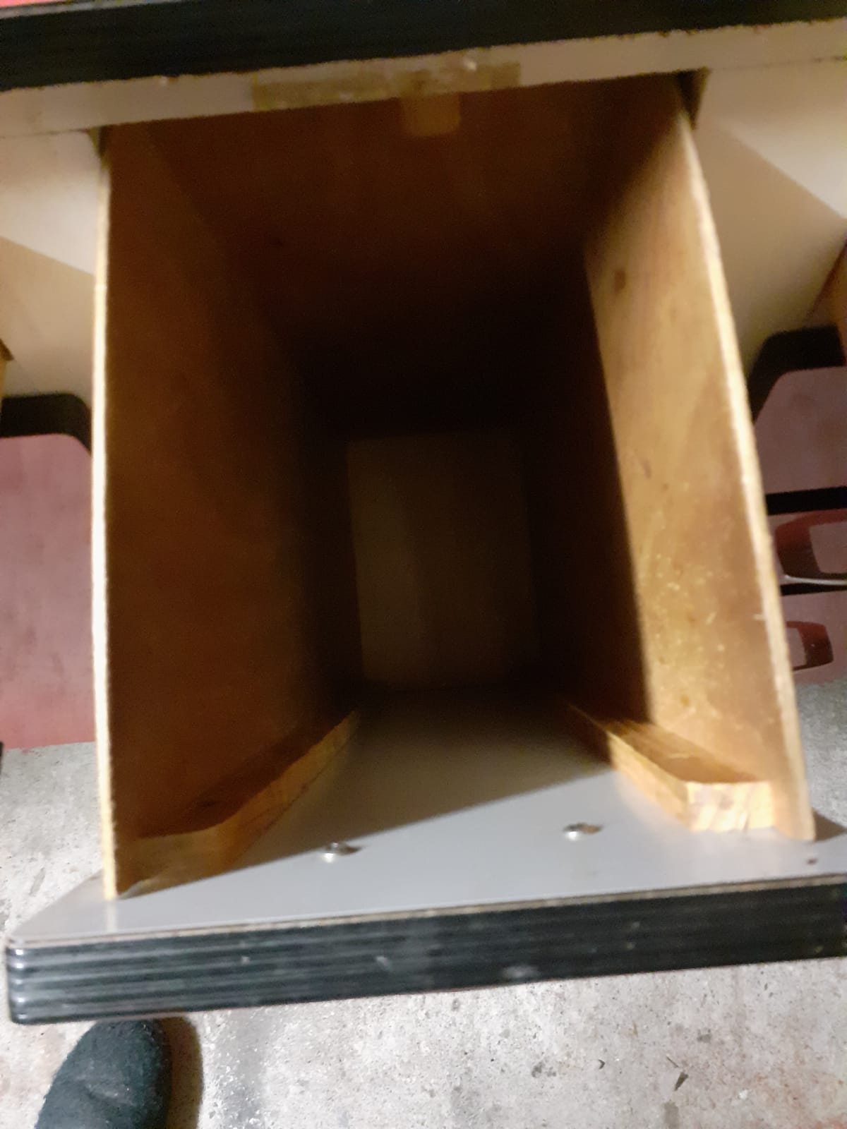 Red formica furniture