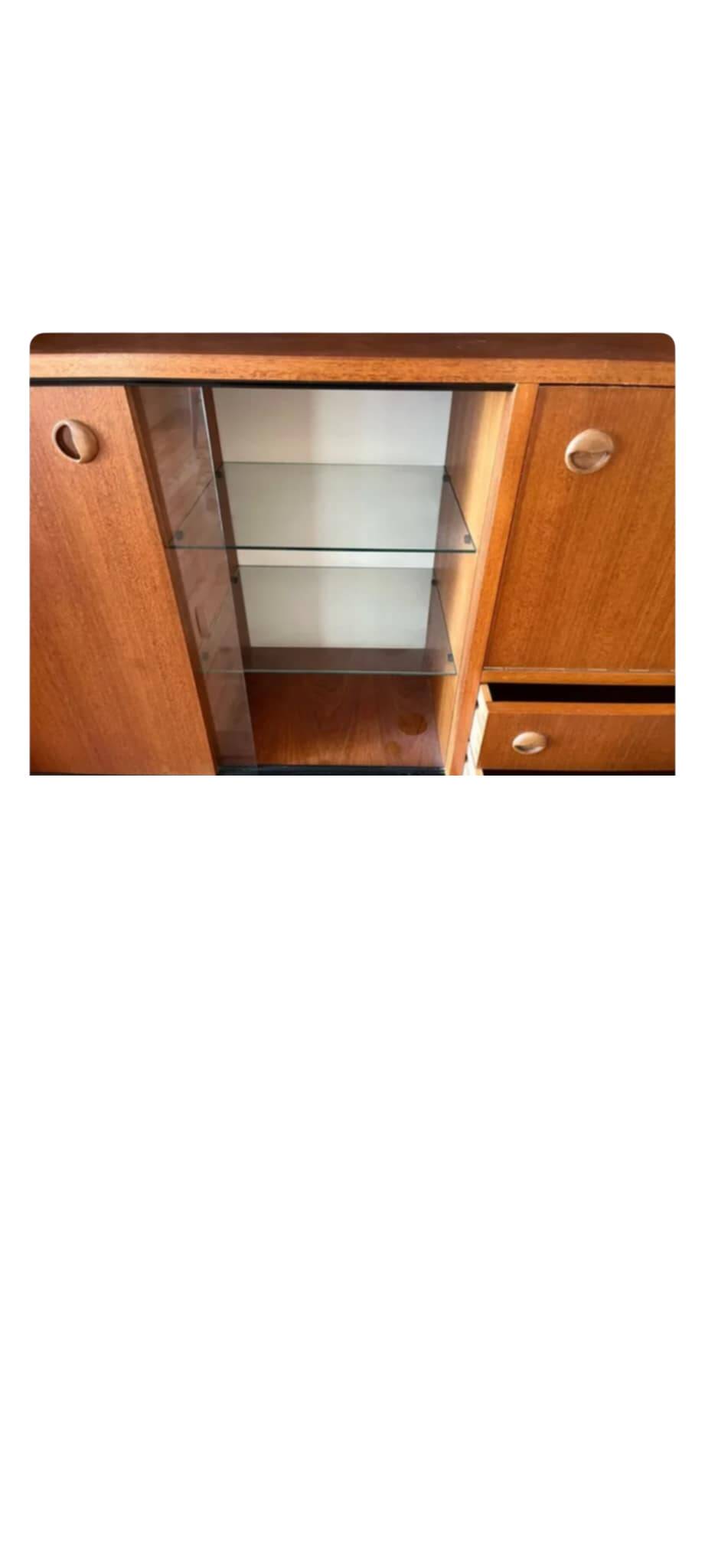 Scandinavian bar cabinet Kofod Larsen LB 1960 teak