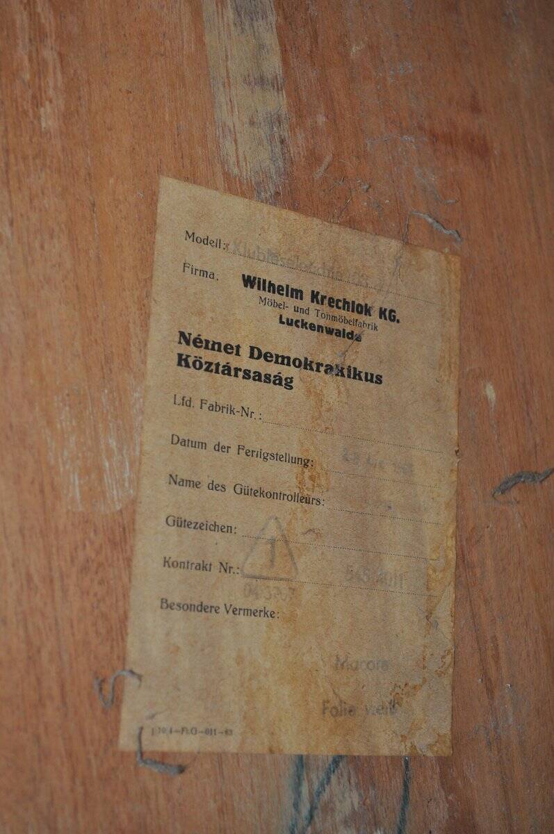 Illuminated cocktail cabinet in brown walnut and brass, multicoloured lampshades, 1950s.