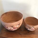 Vallauris 70's terracotta salad bowls