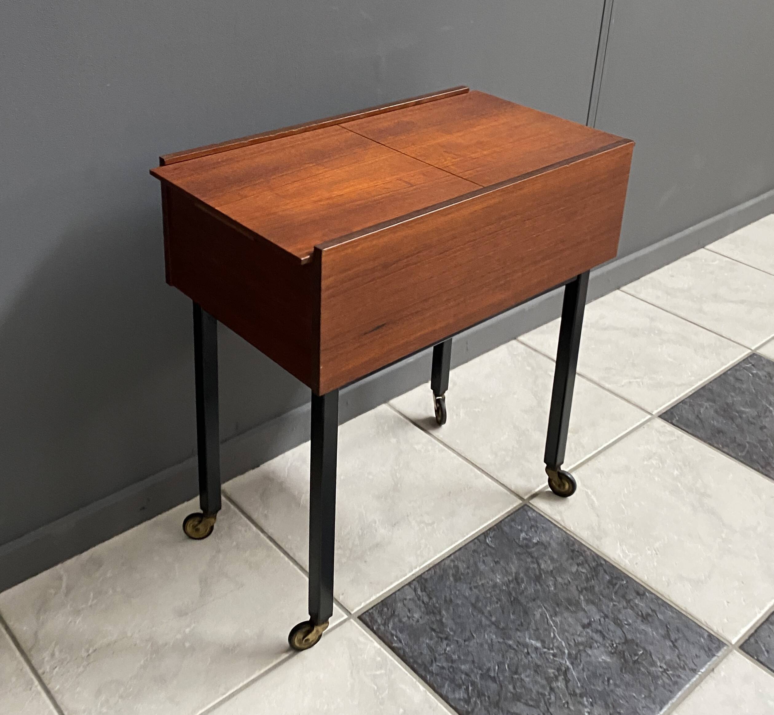 Teak sewing box by Opal 1970s