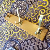 Vintage coat rack 3 hooks