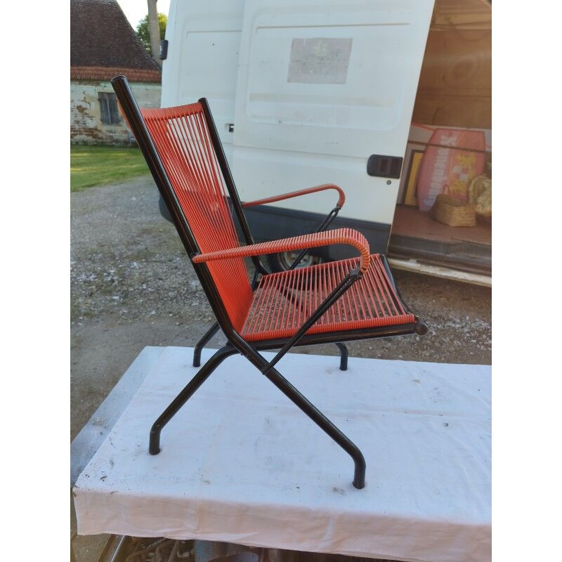 Scoubidou armchair André Monpoix