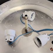 Glass ceiling light Peill & Putzler 1970s