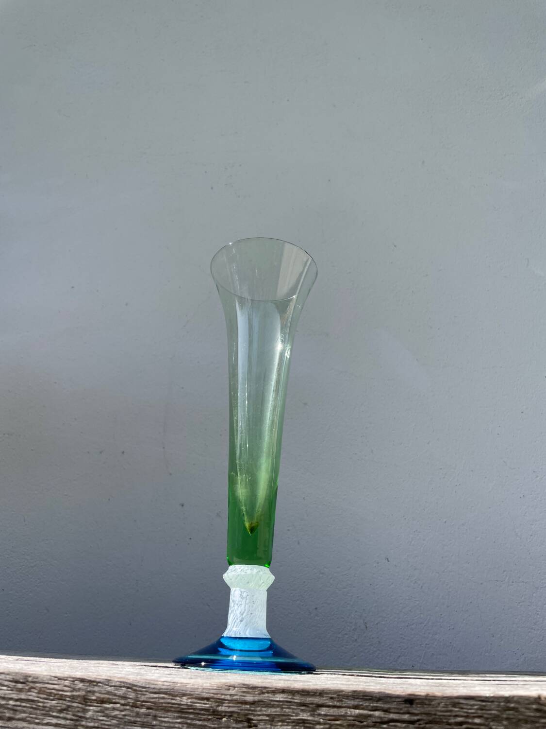 Multicolored Clichy glass vase