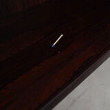 Bibliothèque en palissandre, design danois, années 70, production: Hjørnebo