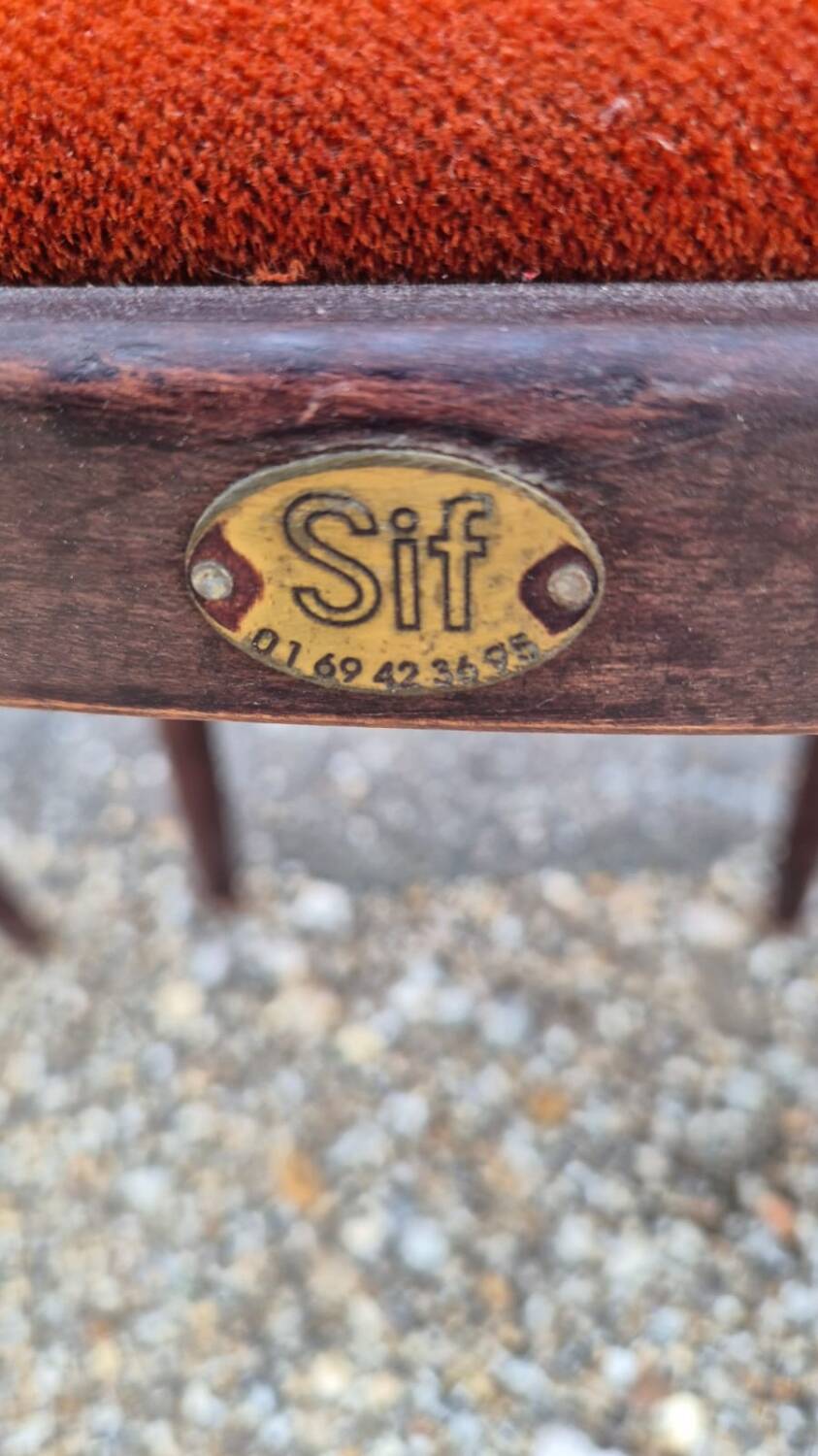 4 bistro chairs, 1970s