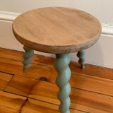 Painted tripod stool