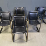 Vintage dining chairs by Arrben, 1980s