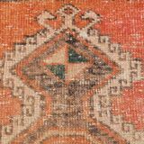 3x12 Pumpink Orange Classic Vintage Runner Rug, 90x353Cm SK 20811