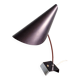 Lampe de bureau en métal chromé et laqué noir, design Josef Hurka, Napako, 1950