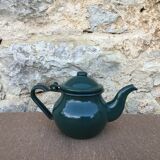 Enamelled teapot