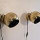 Pair of brass lamps 1970