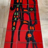 Adri style vintage ceramic coffee table