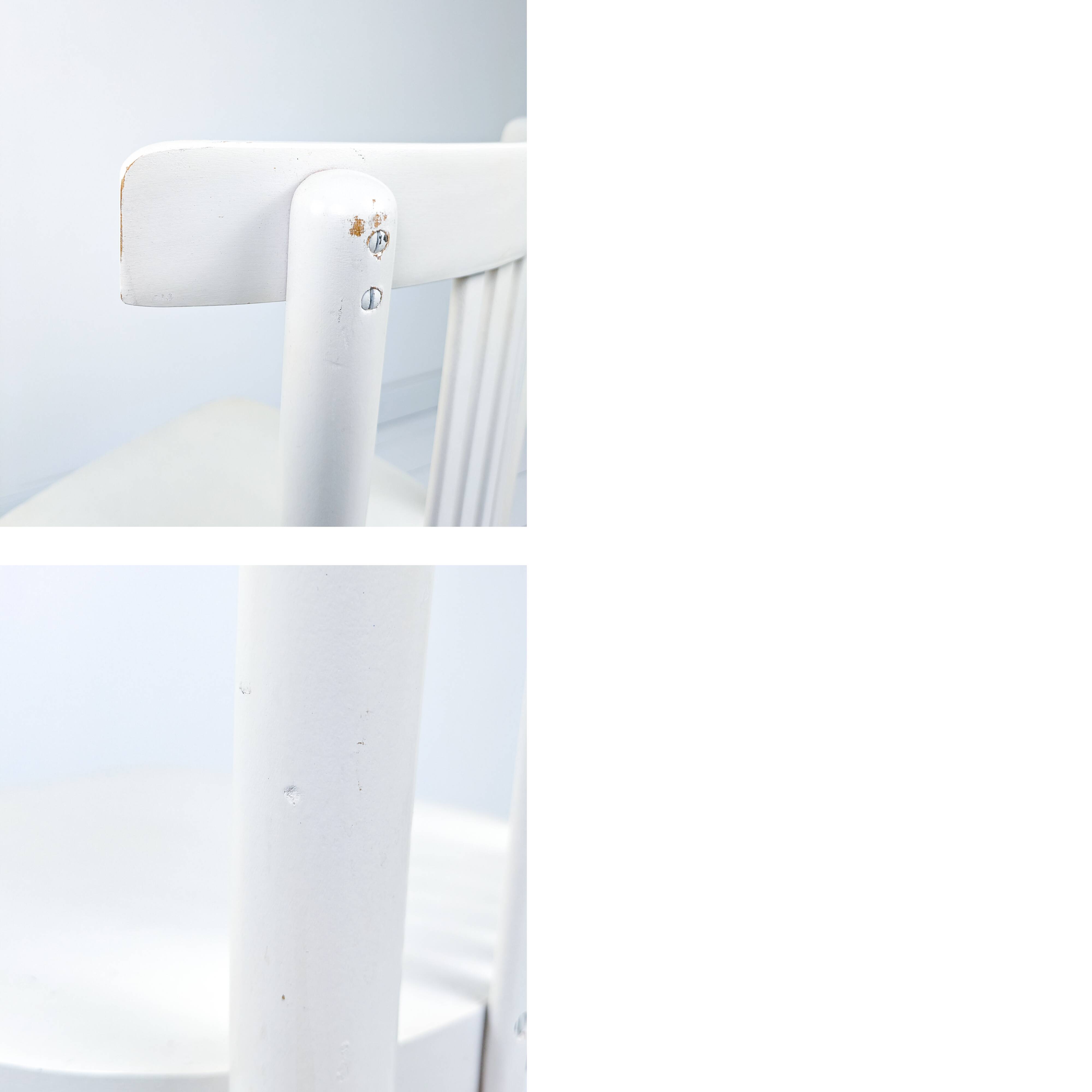 Chaise bistrot vintage bois courbé, style café viennois classique années 60