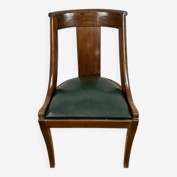 mahogany veneer gondola chairs