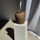 Borneo vase in brown terracotta (2) H35 D23