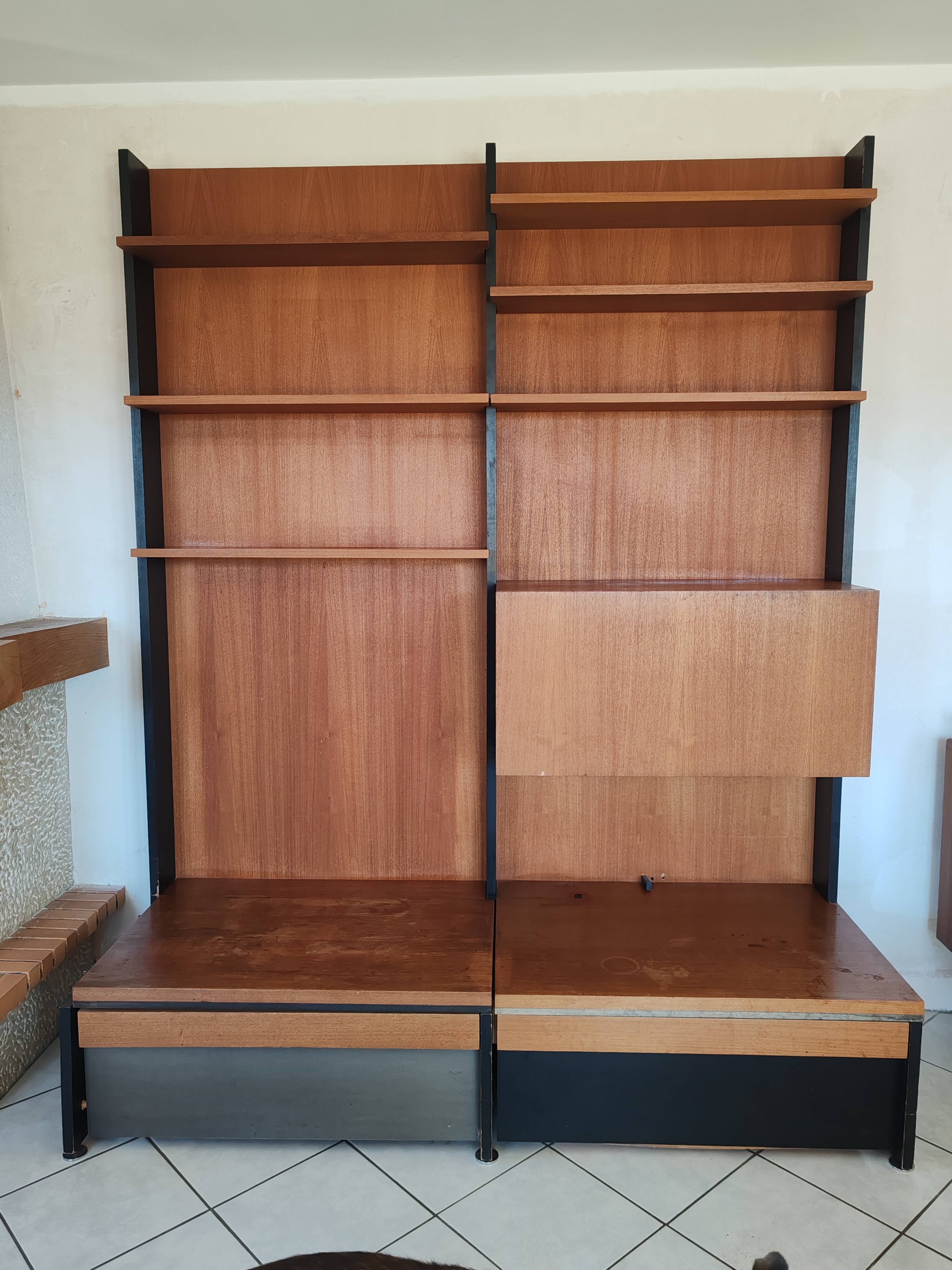 2 modular bookcases from the 1970s