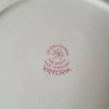 8 flat plates from Sté Céramique Maestricht, Victoria model