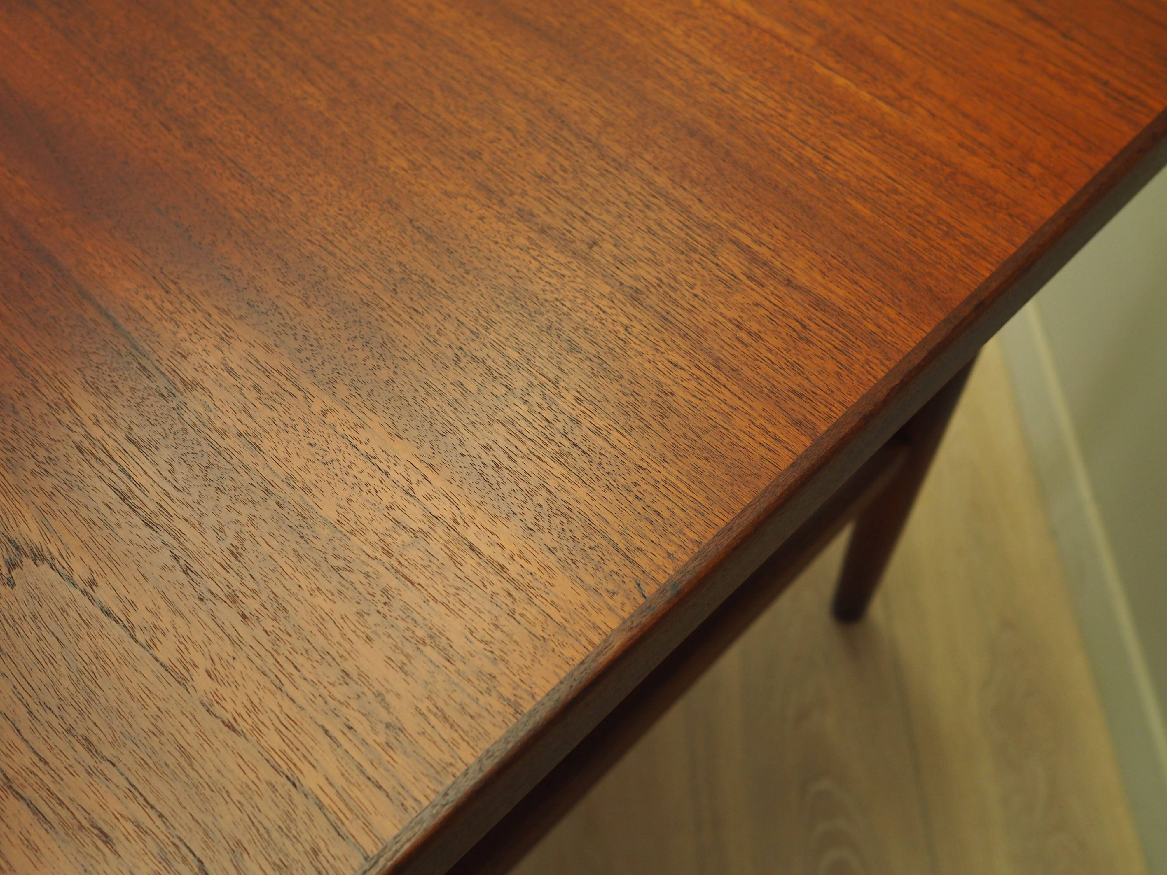Teak desk, Danish design, 1970s, production: Denmark