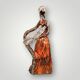 Ceramic sculpture signed M. Detry – Cicogna