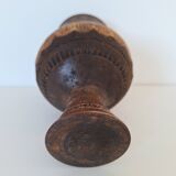 Carved wooden bowl/vase