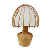 Rattan lamp Louis Sognot