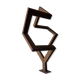 Sculpture “Balance”. a 1970s geometric abstraction in steel