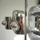 Vintage space age stainless steel floor lamp