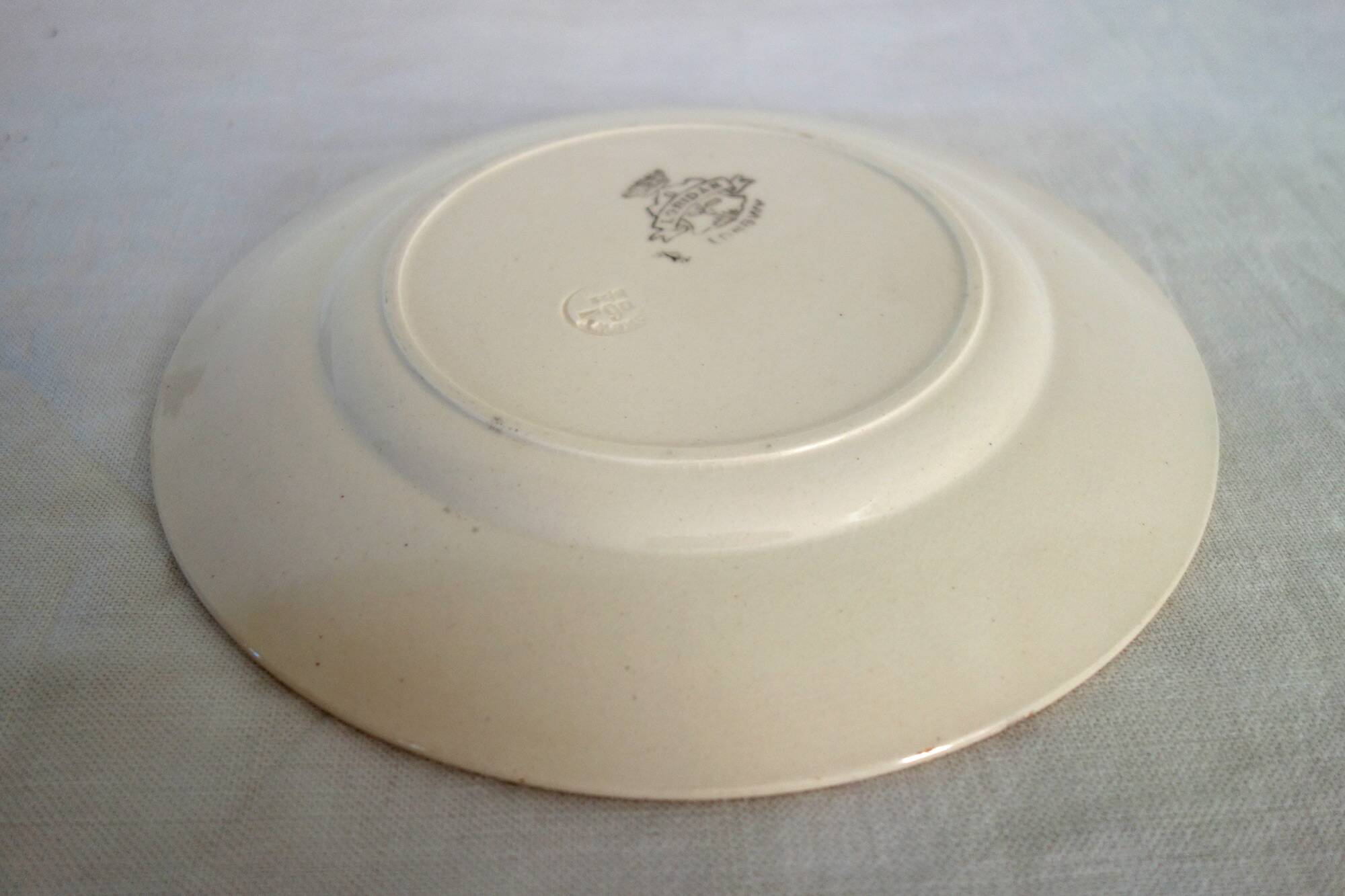 10 dessert plates Longwy model Loridan circa 1900