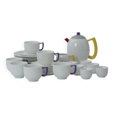 Postmodern Coffee Set for 6 City Modern Art by Lutz Rabold for Arzberg