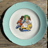 Set of 8 dessert plates tales of Perrault