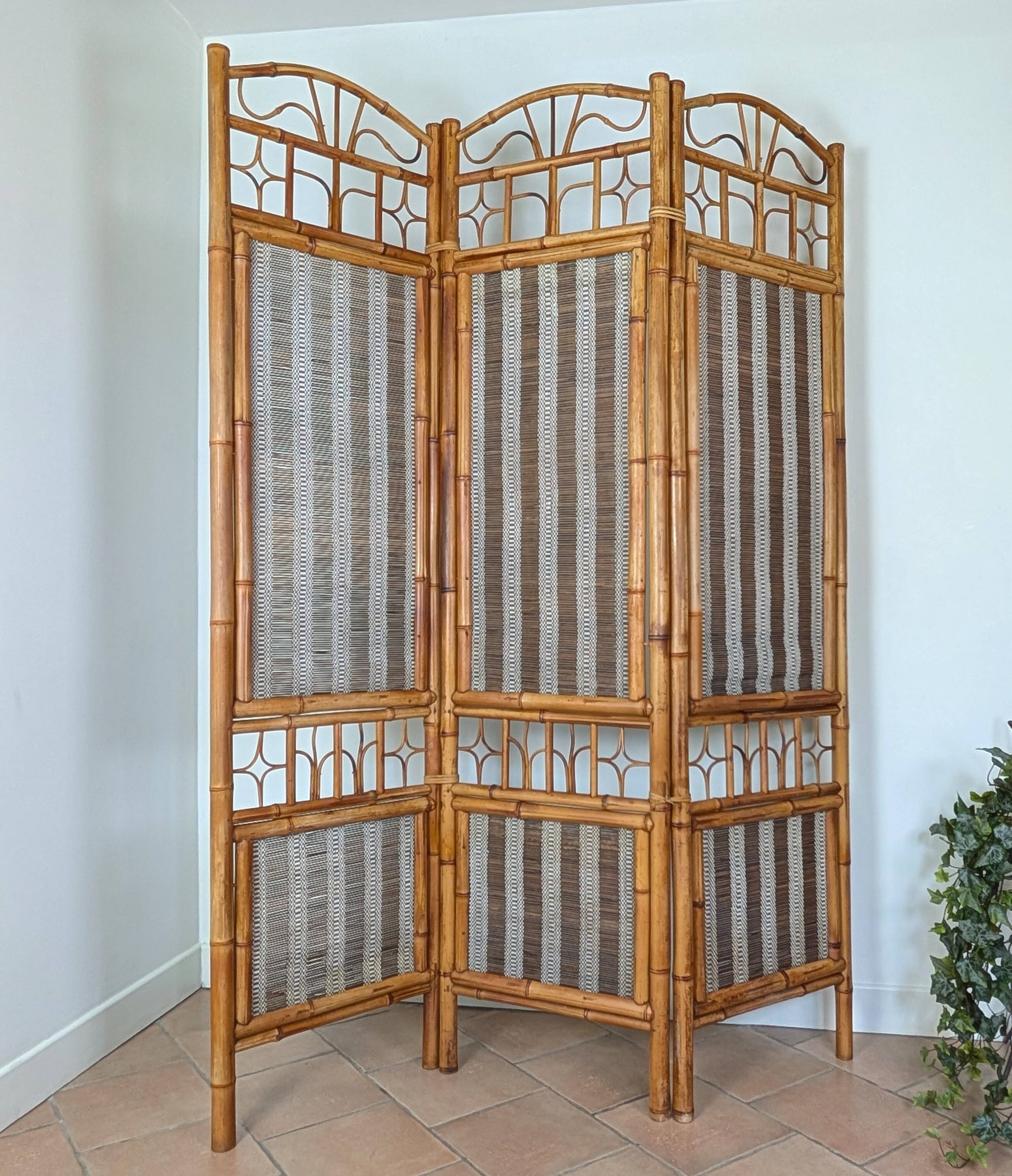 Bamboo screen