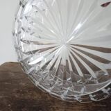 Large Saint Louis crystal salad bowl