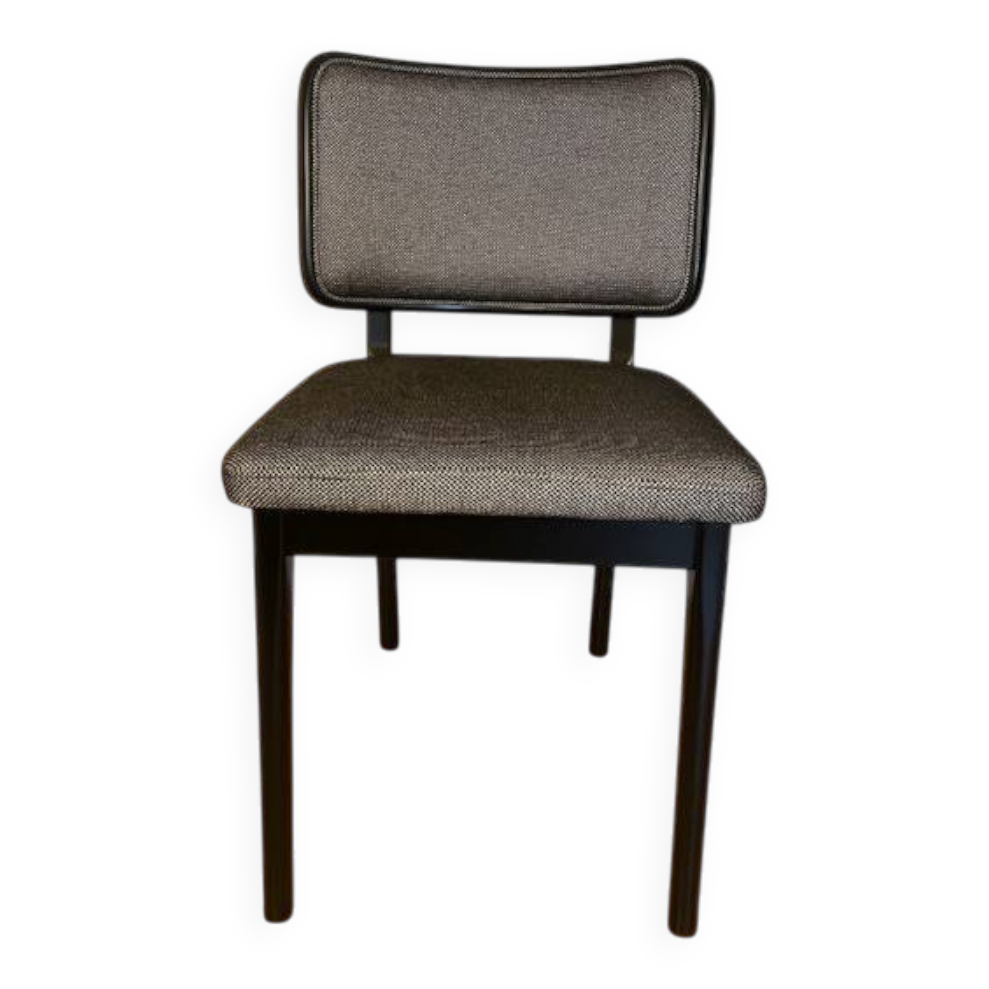 Deux Chaises Red Edition Chêne noir Tissu Caviar