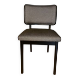 Deux Chaises Red Edition Chêne noir Tissu Caviar