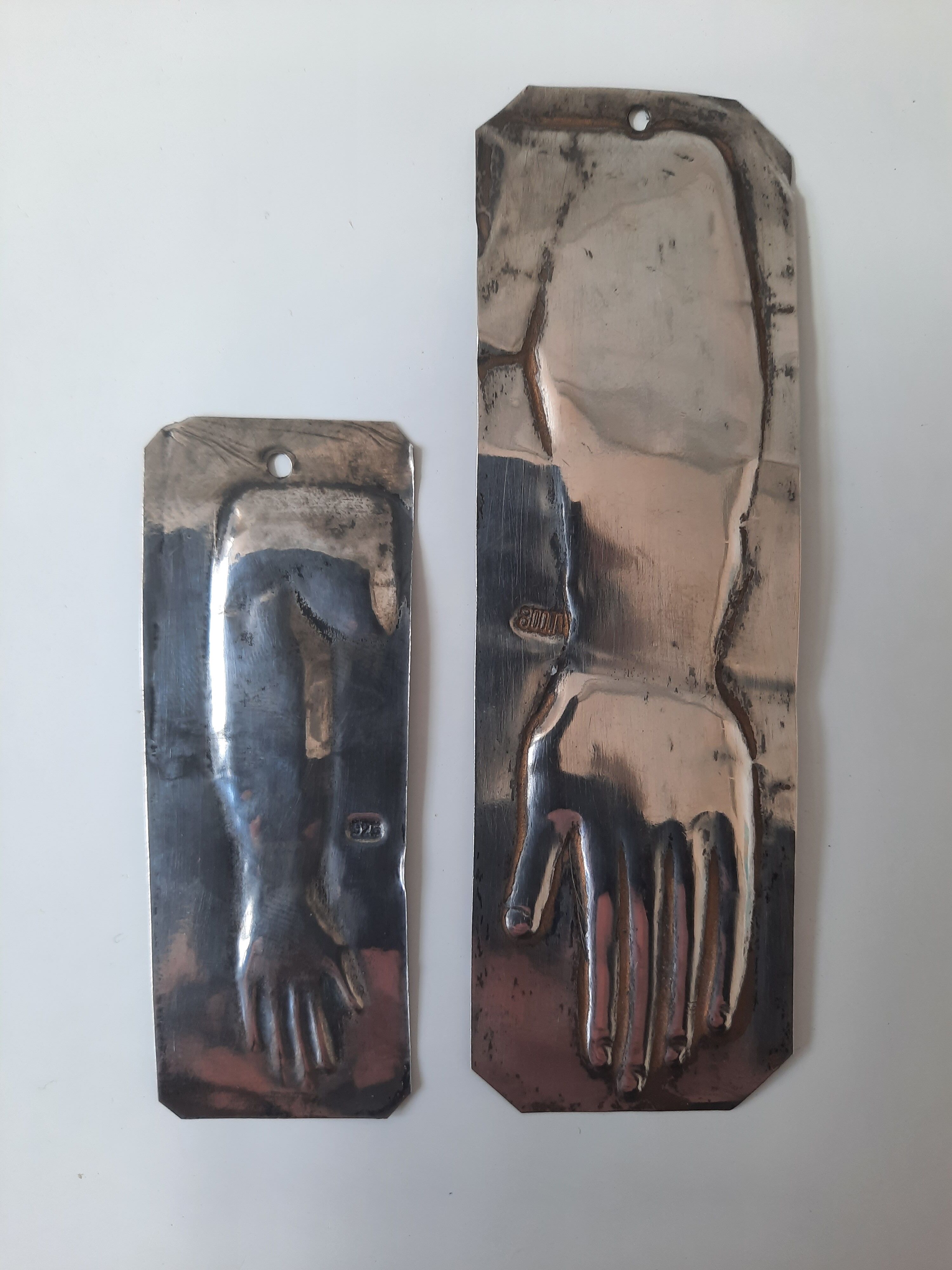 Lot of Greek ex-voto metal