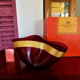 Sublime cup signed salviati murano, vintage model "pizzicati" 36 cm